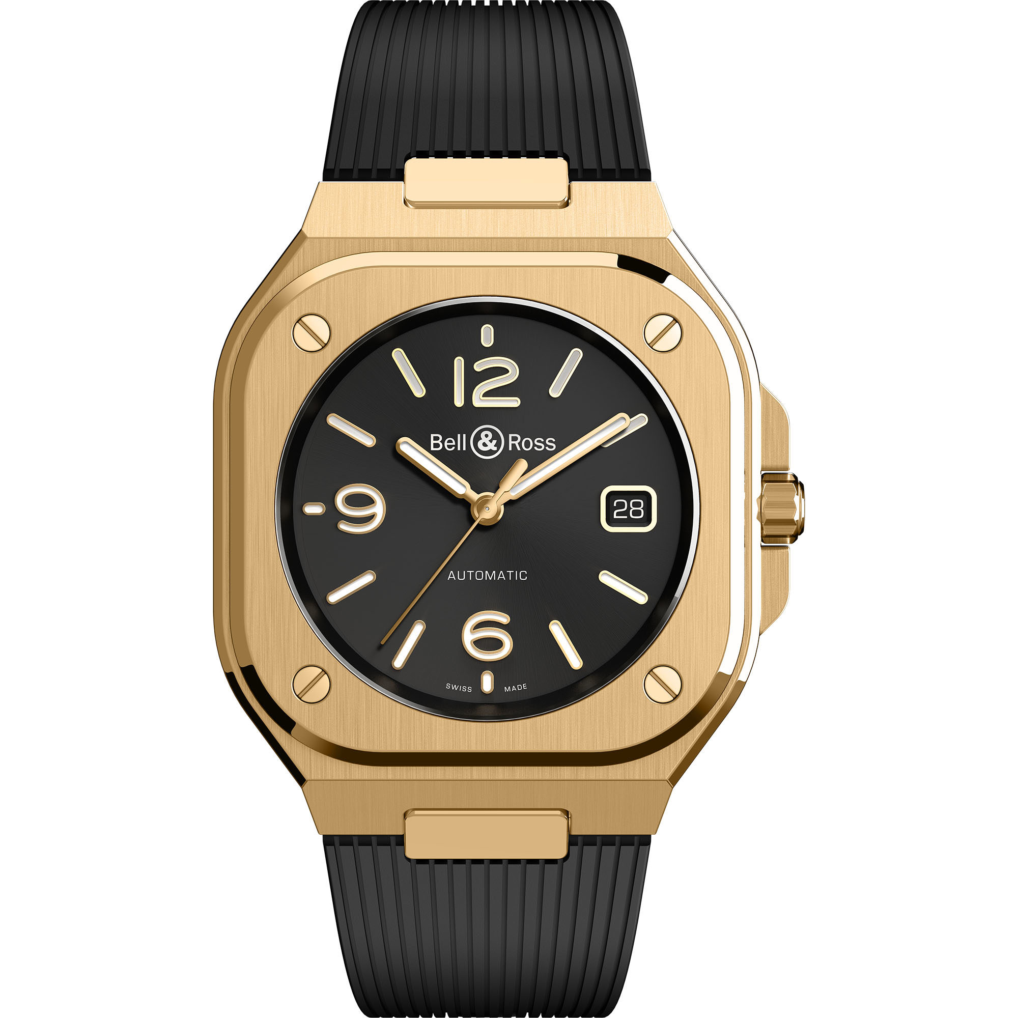 bell and ross BR 05 Gold BR05A-BL-PG/SRB watches for sale